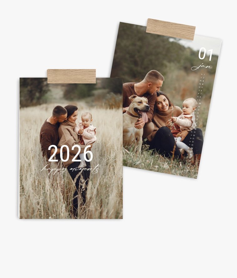 Wandkalender Happy Life