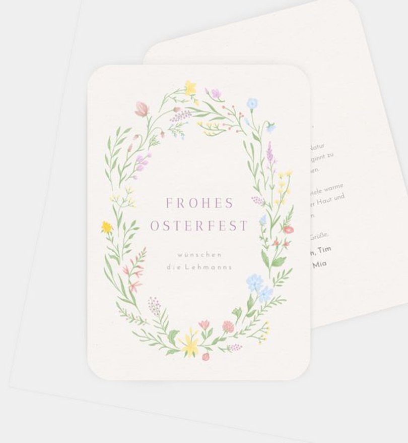 Grußkarte Ostern Frühlingsduft