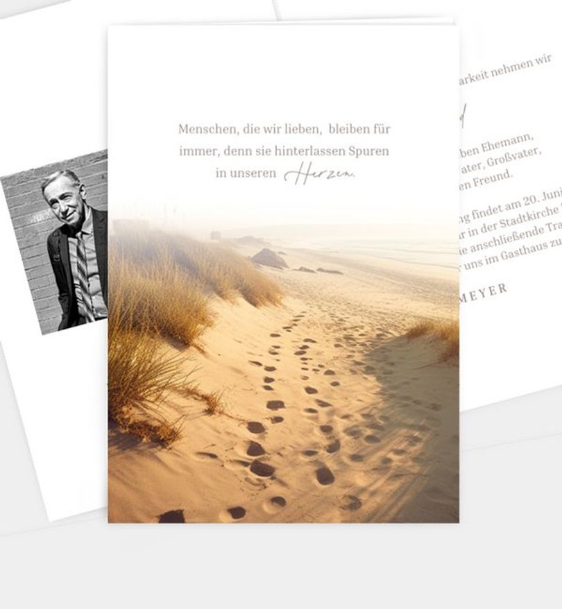 Trauerkarte Trauer Away