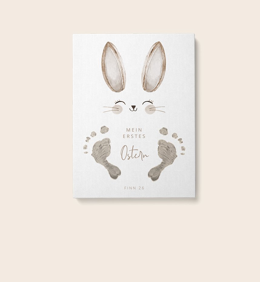 Abdruckleinwände zu Ostern