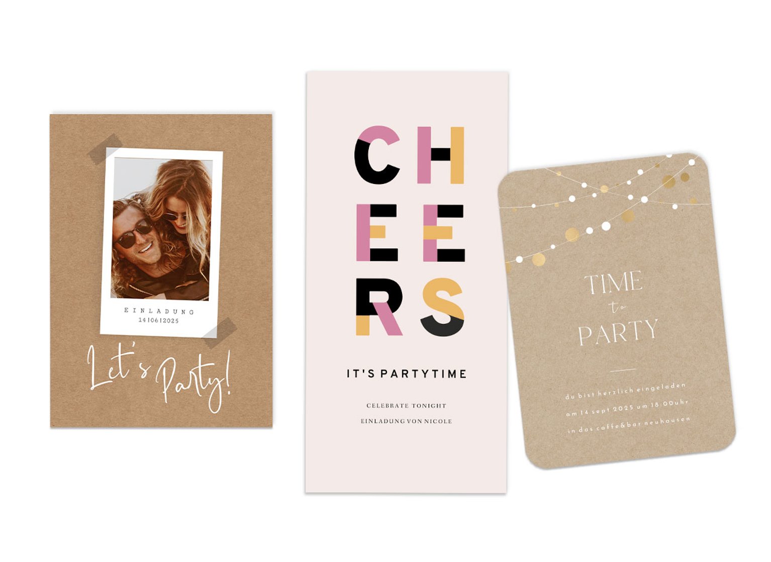 Partyeinladungen