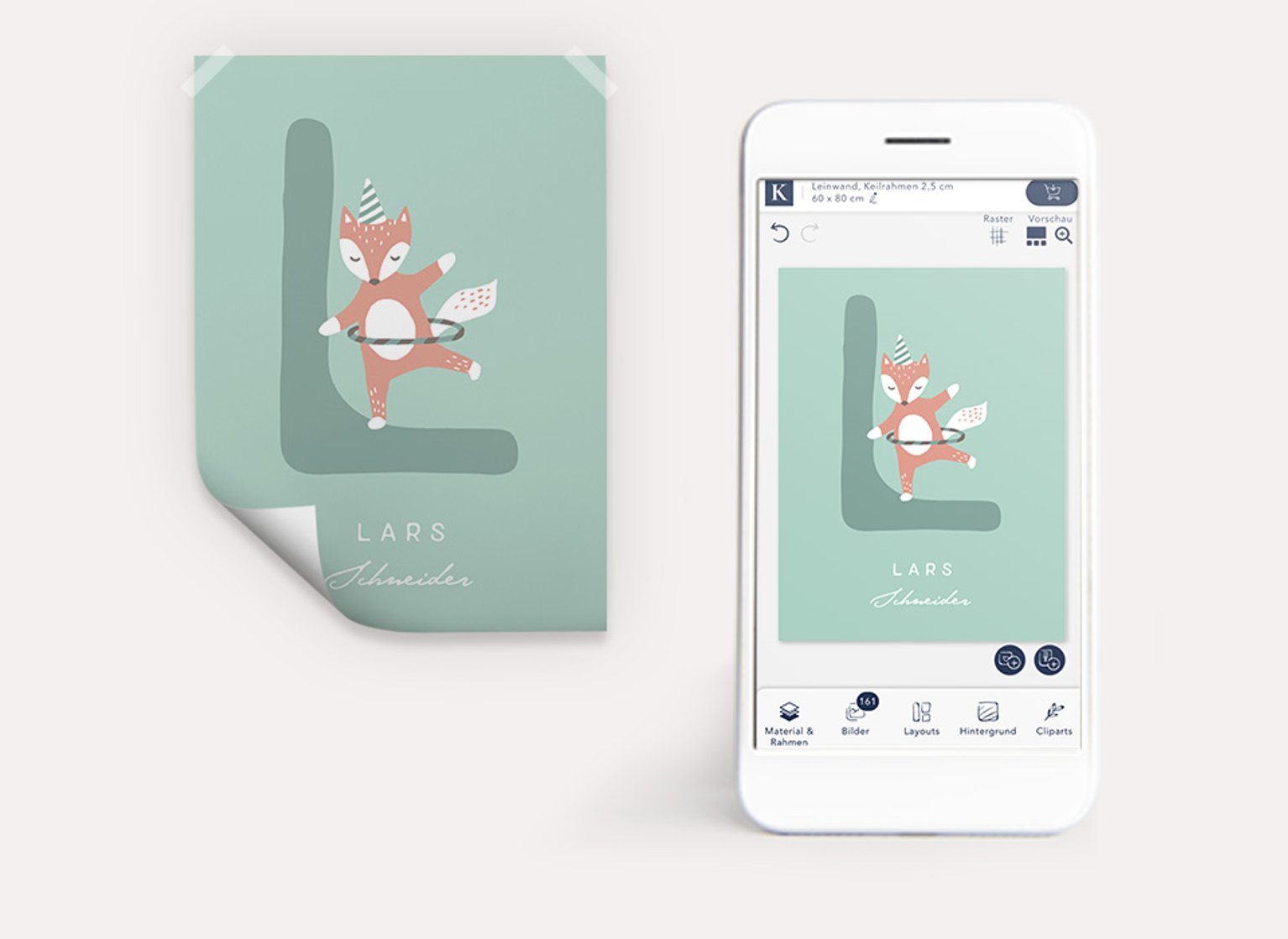 Kinderzimmer Poster gestalten