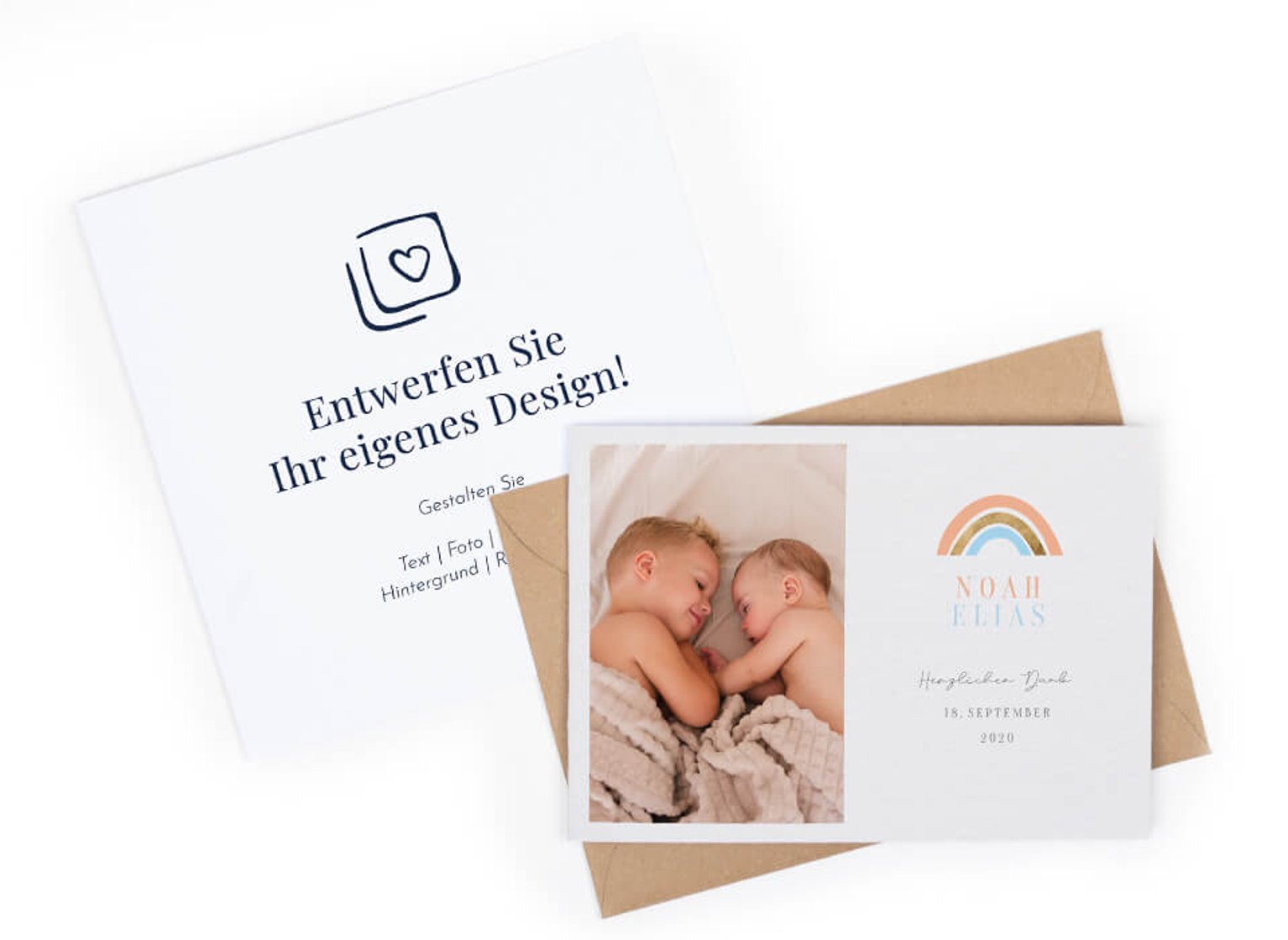 Geburtskarten selbst gestalten