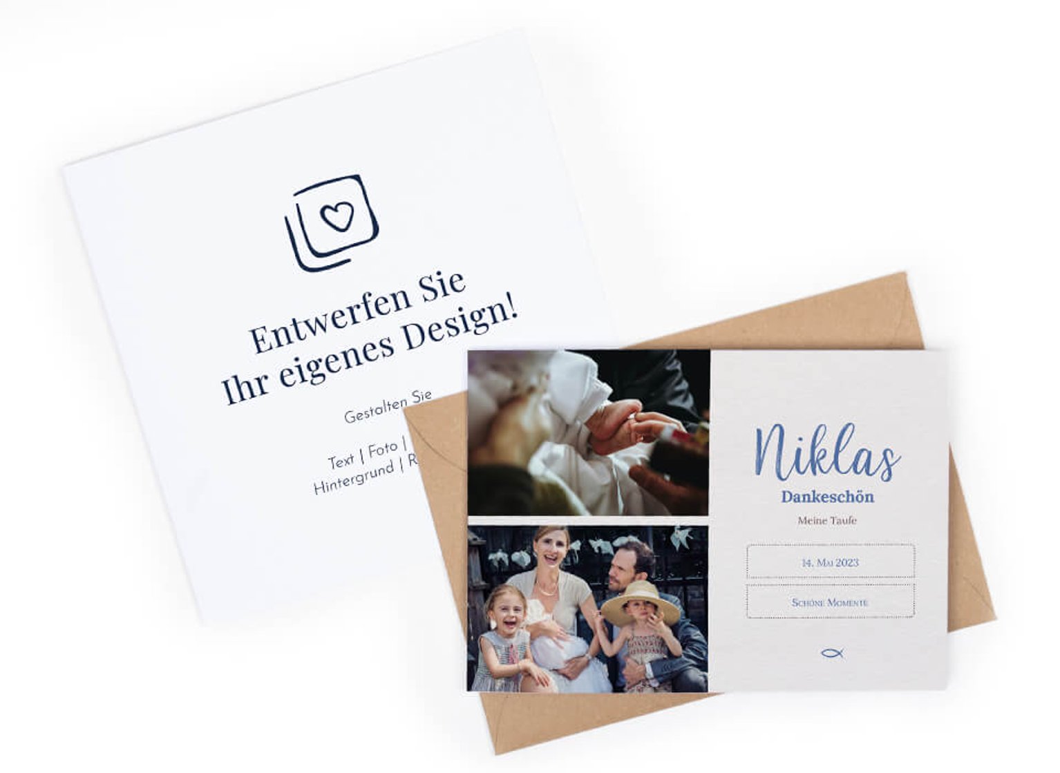Taufkarten selbst gestalten