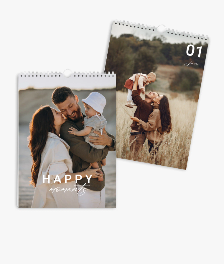 Wandkalender Always Happy · Alljahreskalender