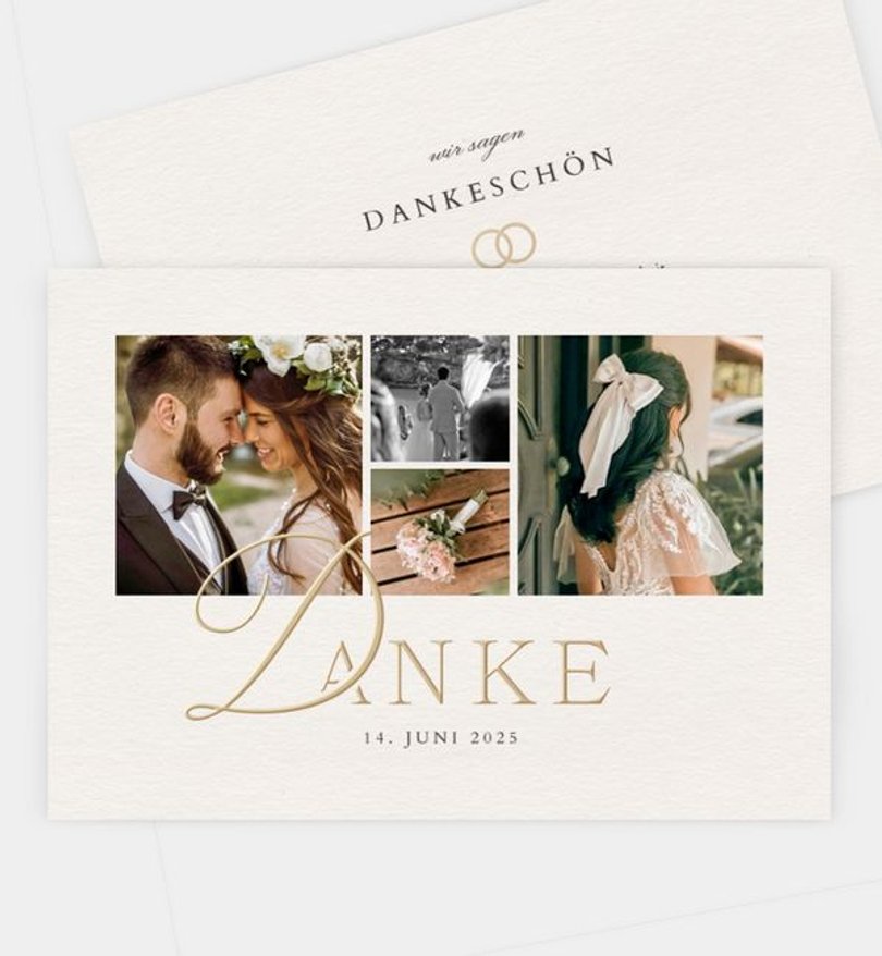 Dankeskarte Hochzeit Soulmates