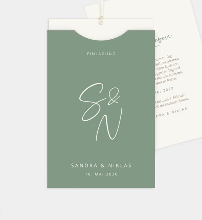 Einladungskarte Hochzeit Para Siempre