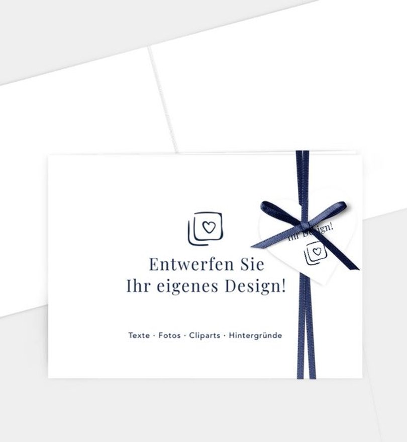 Einladungskarte Jugendweihe Blanko Design