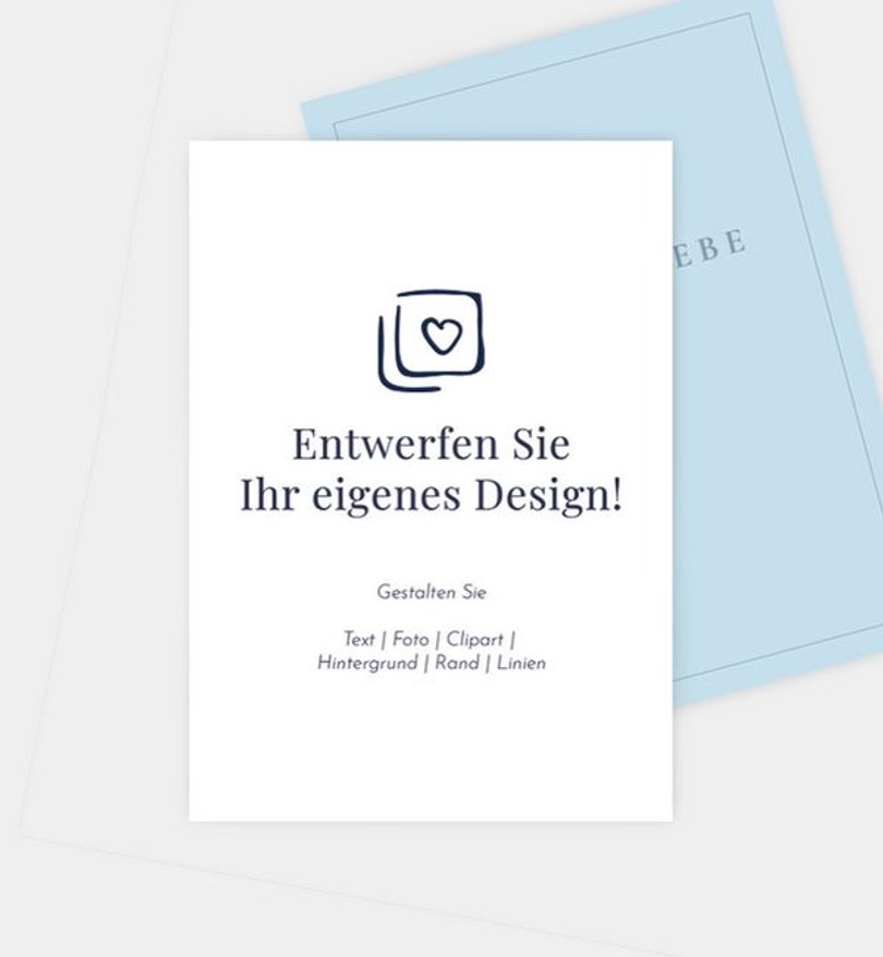 Einladungskarte Party Blanko Design