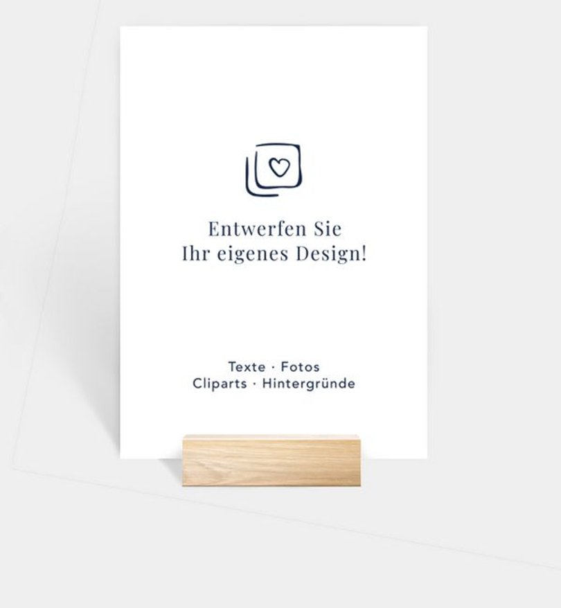 Gruppentischkarte Hochzeit Blanko Design