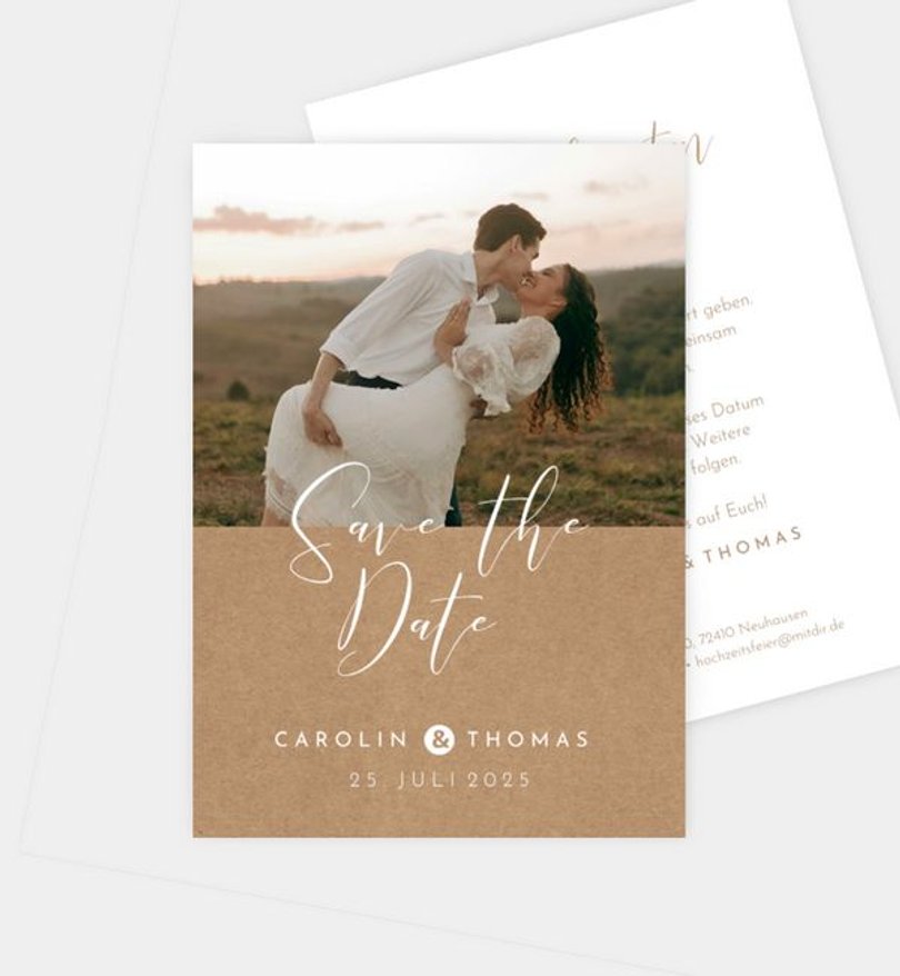 Save-The-Date Karte Hochzeit Easy Wedding