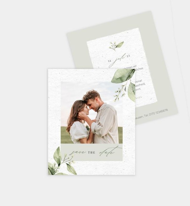 Save-The-Date Karte Hochzeit Tender Love