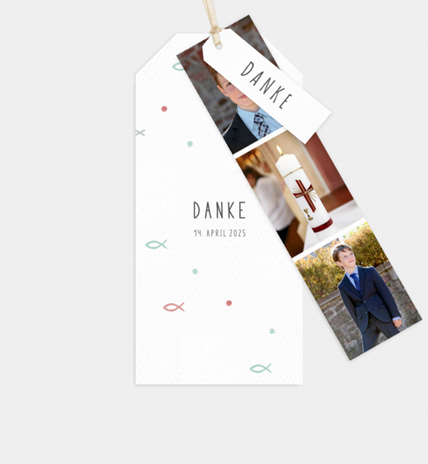 Dankeskarte Konfirmation Holy Elements