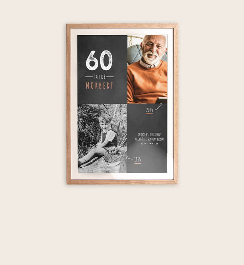 Fotocollage Geburtstag